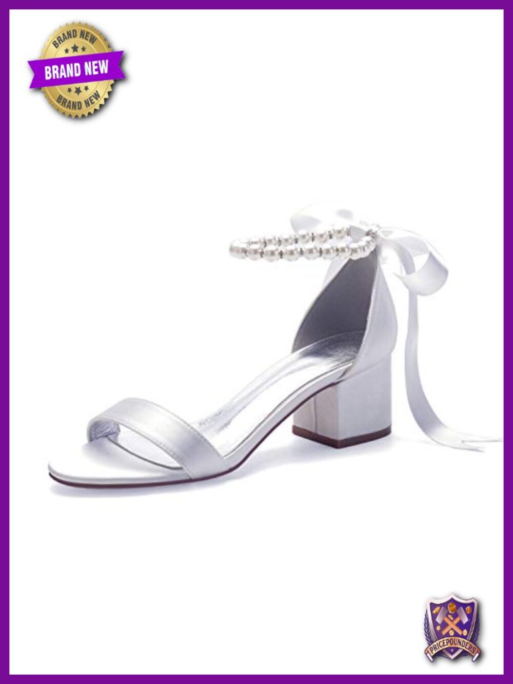 Open Toe Block Heel Satin Pumps Ankle Strap Wedding Dress Shoes